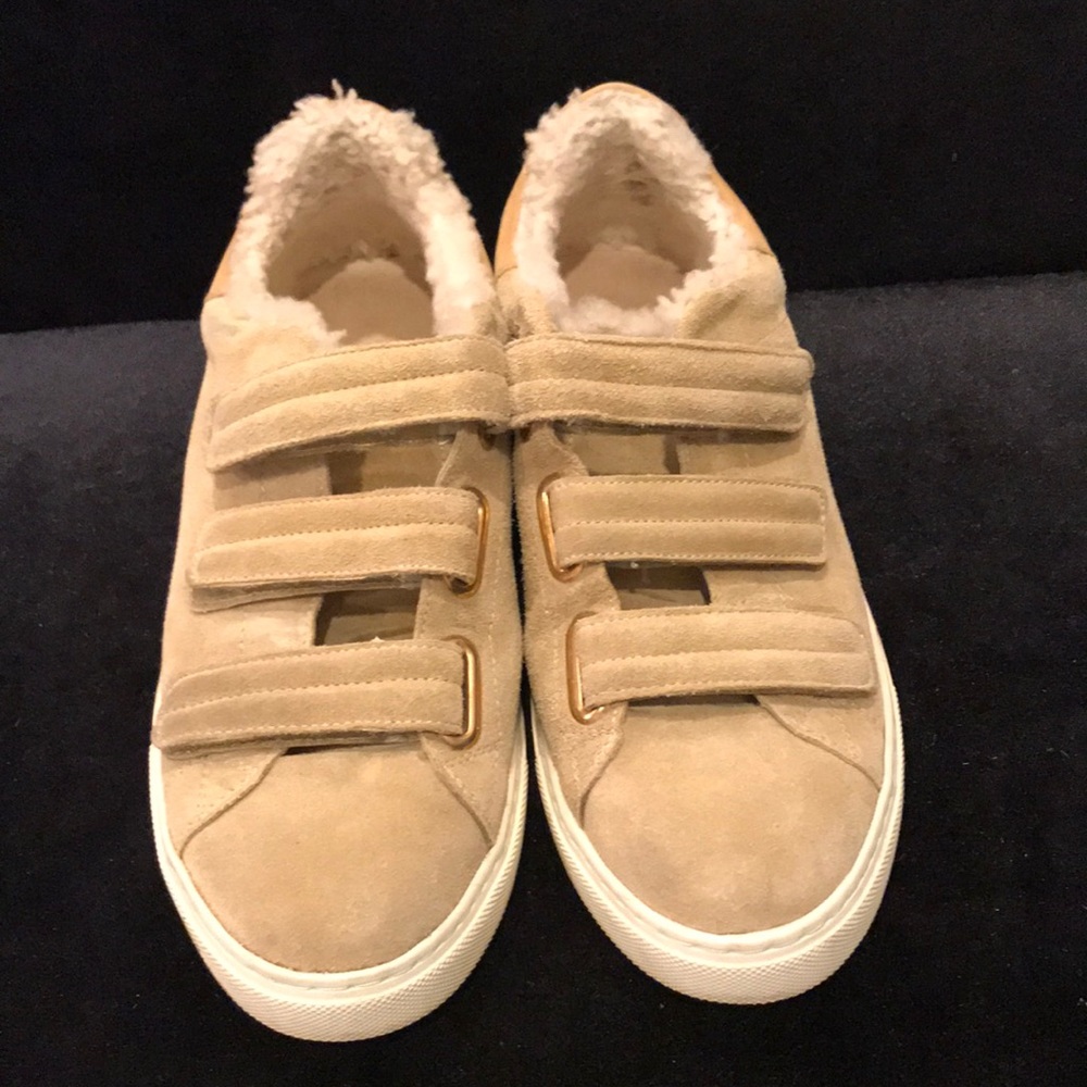 IRO beige suede sneakers